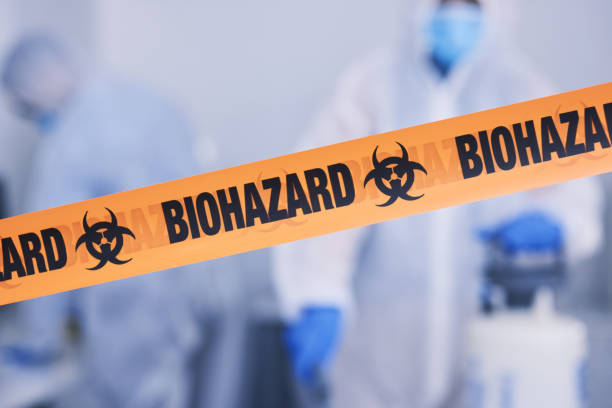 Professional Blood Cleanup technician working in East Sparta, OH